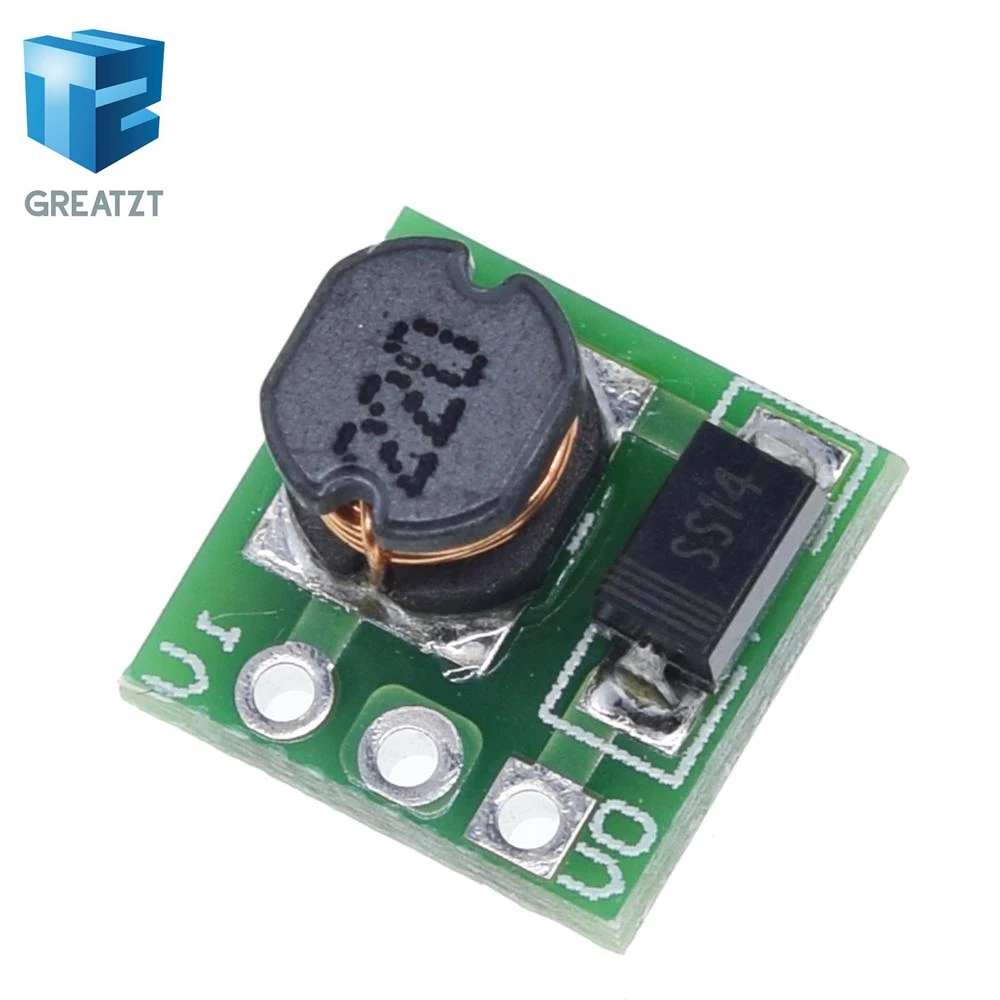 GREATZT 1 шт./5 шт. 0,9-5 В до 5 В DC-DC повышающий модуль питания, плата повышающего преобразователя напряжения 1,5 В 1,8 В 2,5 В 3 В 3,3 В 3,7 В 4,2 В до 5 В