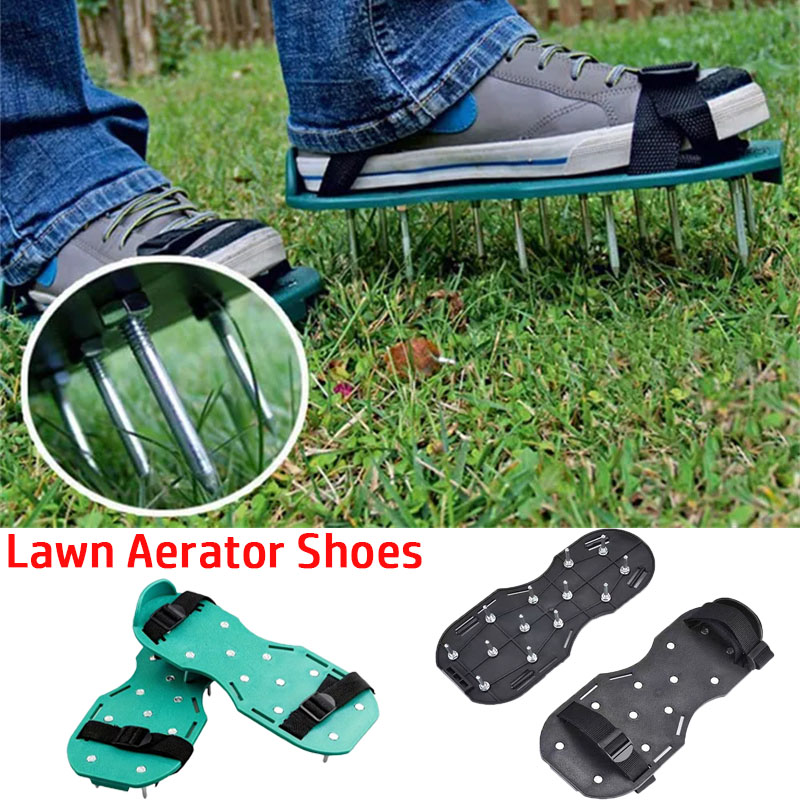 1 paar Tuinieren Bodem Losmaken Schoen Gazon Nagel Schoenen Tuin Opblaasbare Bodem Losmaken Schoenen zelfnivellerende Epoxy Tuingereedschap