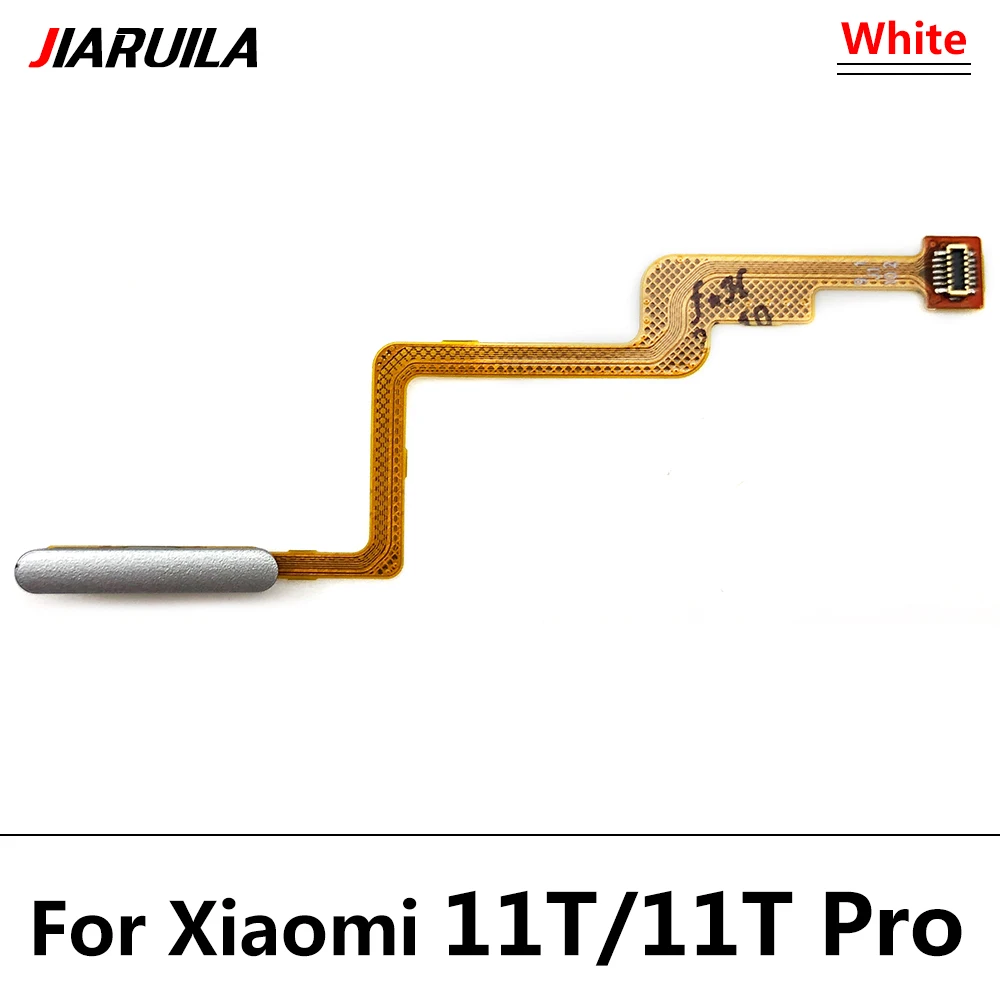 New For Xiaomi Mi 11T Mi11T Pro Fingerprint Sensor Home Return Key Menu Button With Power Flex Cable