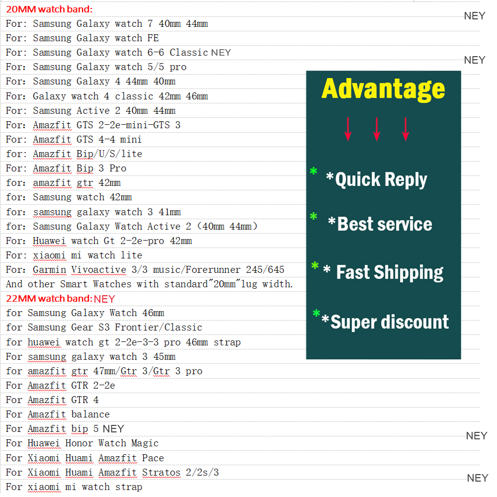 20mm watch band Alpine Loop for Samsung Galaxy Watch 7-6-4-Classic-5-Pro-Active 2 40mm sport 22mm bracelet Huawei GT 3 4 2 strap