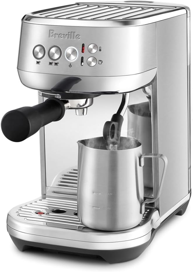 Espresso Machine with Auto Milk , Espresso Maker with Seconds Heat Up, Cappuccino & Latte Machine for Home, BES500BSS