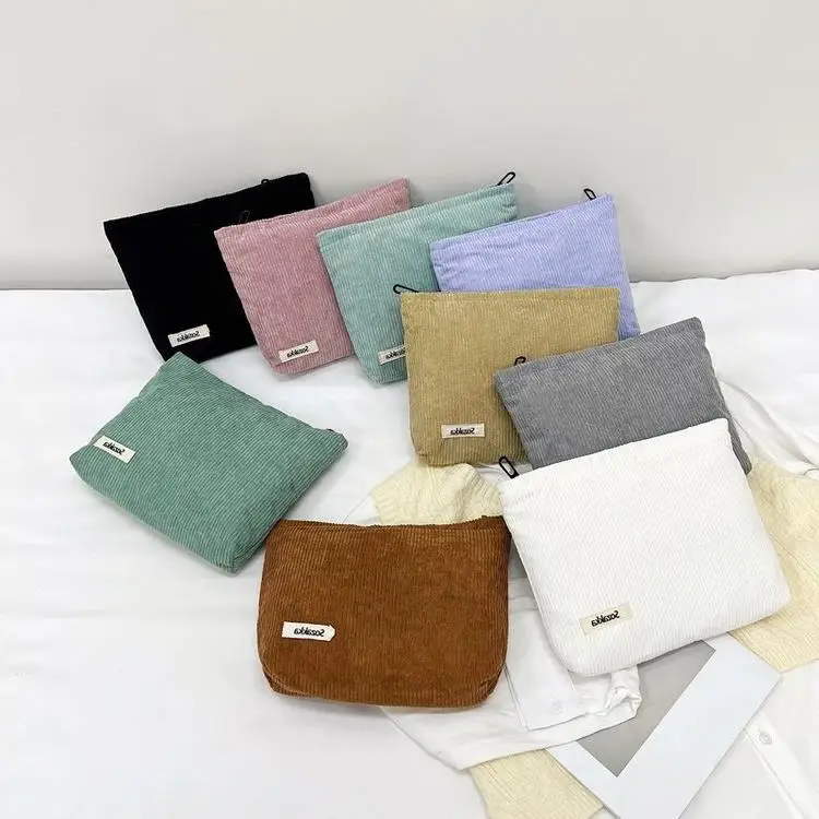 Cord-Make-up-Tasche für weibliche Internet-Berühmtheit, Lippenstift-Make-up mit großem Fassungsvermögen, Wechsel, Handy, Handtasche
