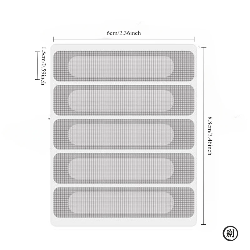 Window Screen Patch Exhaust Grille Window Door Drainage Hole Anti-mosquito Paste Mesh mosquito net mesh Invisible Repair Subsidy
