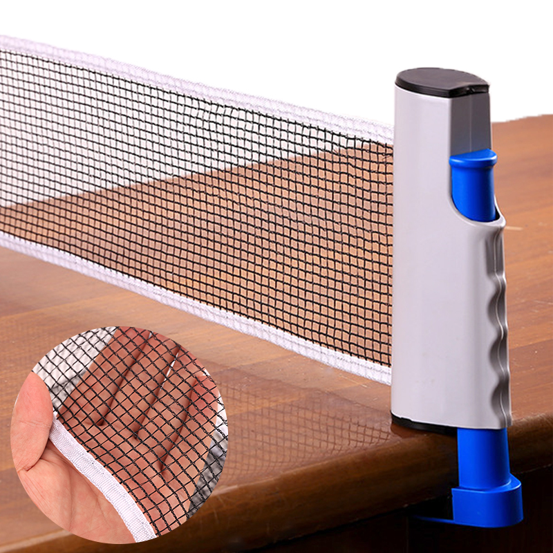 Jauge de couverture de filet de tennis de table portable, rétractable, ensemble de supports de capture, outils réglables, extérieur, sports à domicile, clip