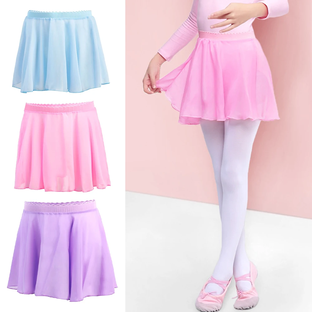 Ballettrock für Mädchen, Kleinkinder, Chiffon, Wickelkleider, verstellbarer Tanzkleidungsrock, Ballerina-Tanzkleidung