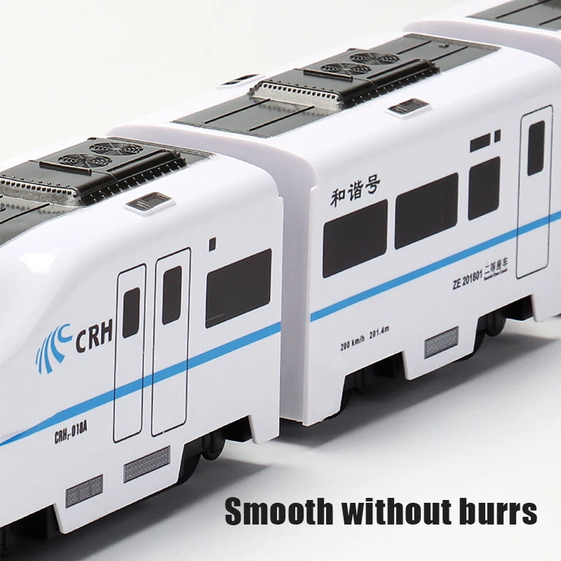 1:8 ハーモニー鉄道車両シミュレーション高速鉄道列車のおもちゃ男の子電気サウンドライト列車 EMU モデルパズル子供の車のおもちゃ