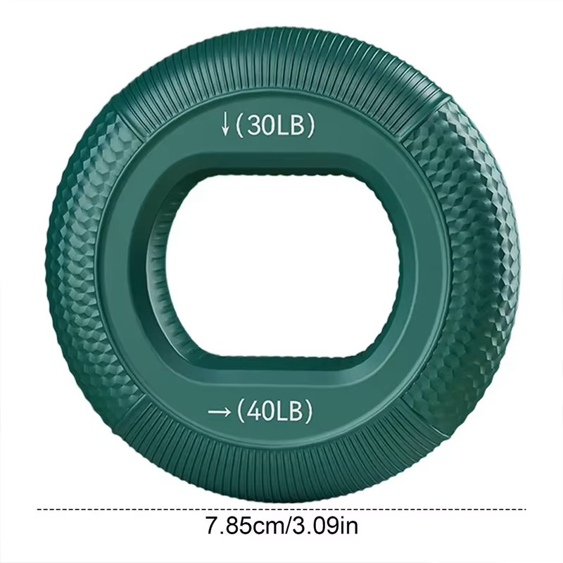 Siliconen Vinger Grijper Ring Hand Spierversterker Ring Pols Vinger Trainer Oefening Carpaal Expander Workout Fitnessapparaat