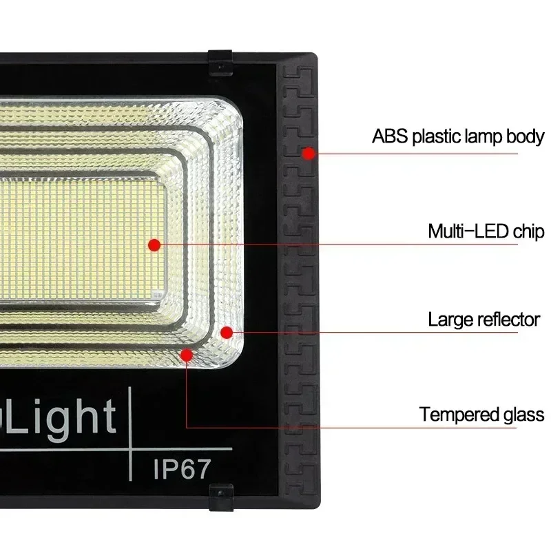 Luces de inundación solares de 30W para exteriores IP67 impermeables con Sensor de movimiento reflector de Control remoto para Patio garaje patio trasero