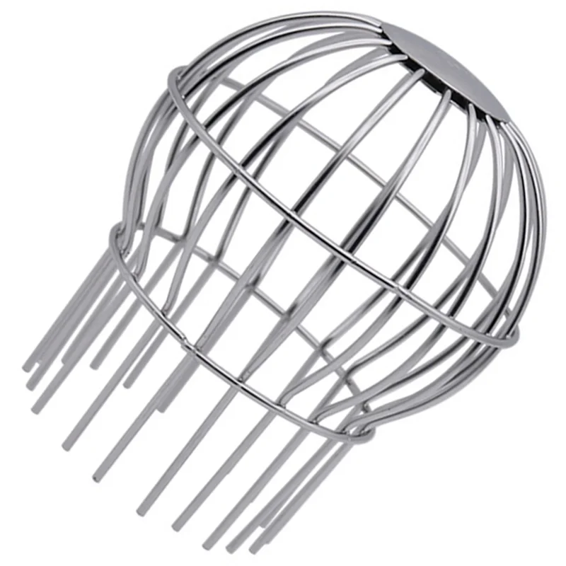 【Penawaran Kilat!】 5X Drain Atap Luar Ruangan Tutup Garis Anti Pemblokiran Penutup Jaring Bulat Filter Pelindung Talang Kebocoran Garis Lantai Drainase-75