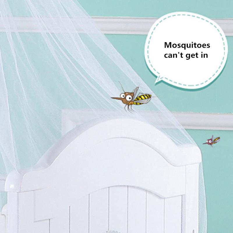 Verão bebê mosquito net malha cúpula quarto cortina redes recém-nascidos dobrável portátil dossel crianças cama fornecimento repelente tenda