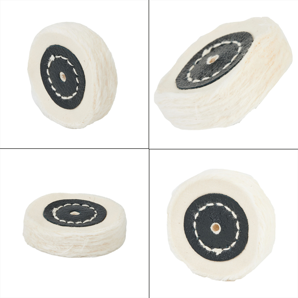 Tamponi per lucidatura a ruota per lucidatura in tessuto da 2-8 pollici dischi per smerigliatrice abrasivi angolari per levigatura di gioielli accessori per la lavorazione del legno in vetro metallico