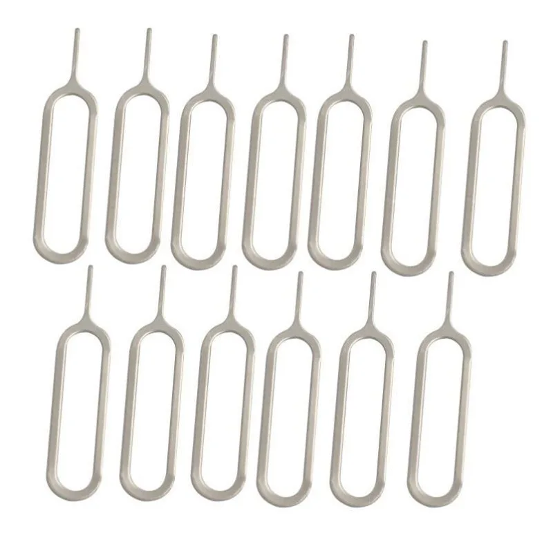 100 teile/los SIM-Karten fach Pin Auswurf Entfernung Nadel öffner Auswerfer für Universal-Handy für iPhone 12 für Samsung Huawei