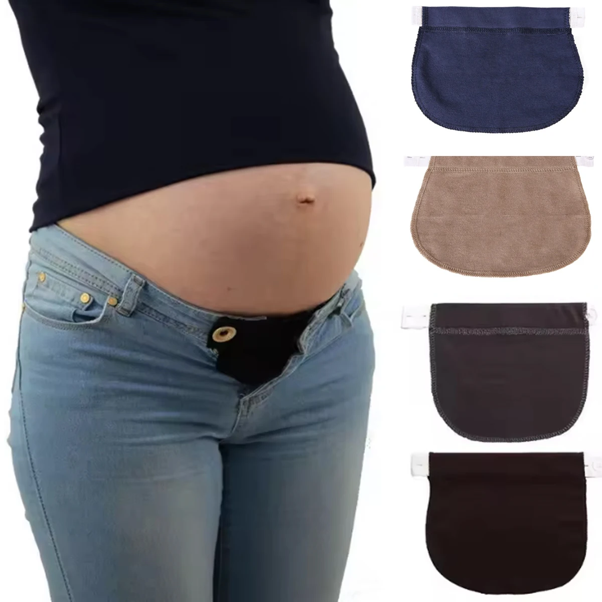 Mode Einstellbare Mutterschaft Schwangerschaft Bund Gürtel Elastische Taille Extender Patch Für Schwangere Nähen Zubehör