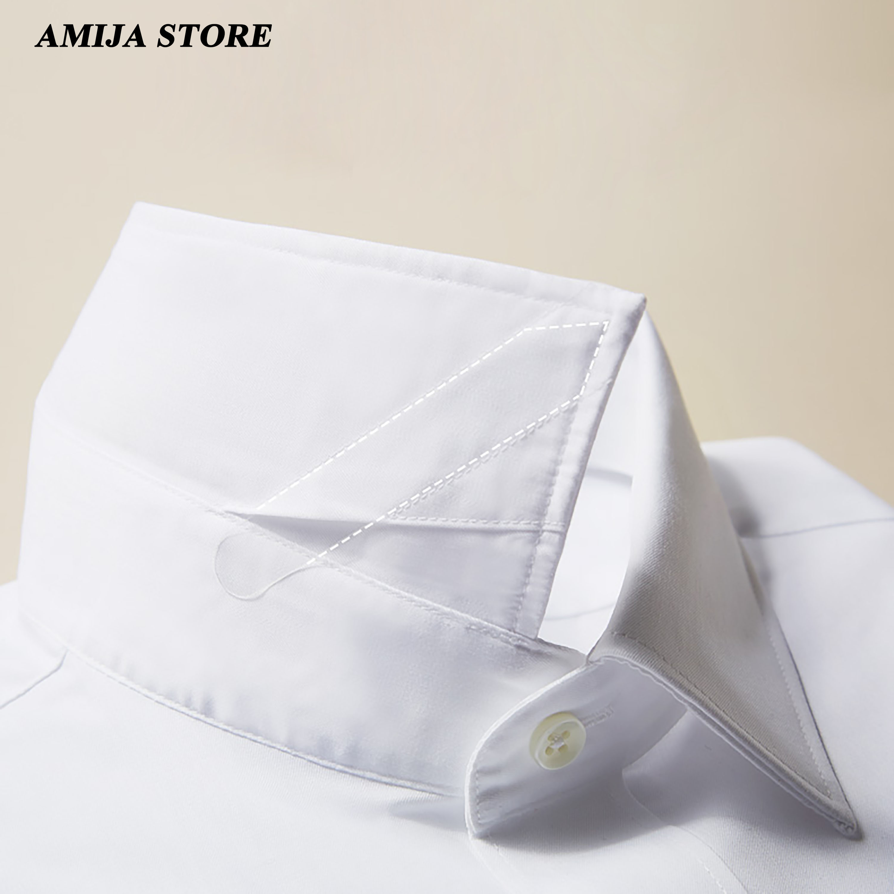 20個のプラスチックカラーはドレスシャツのために放射します2 "/2.2"/2.37 "/2.5"/2.75 "インチの男性用ギフトクリアカラー滞在ジュエリー