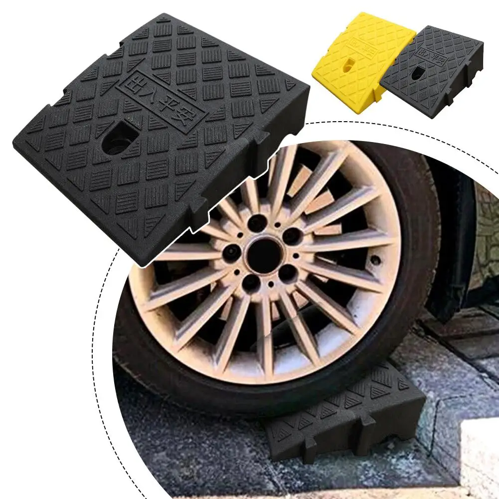 ポータブル車のホイール私道スロープアンチスリップホイールチョックヘビーデューティしきい値スロープキット車のトレーラートラックバイク Accessorie M3V8