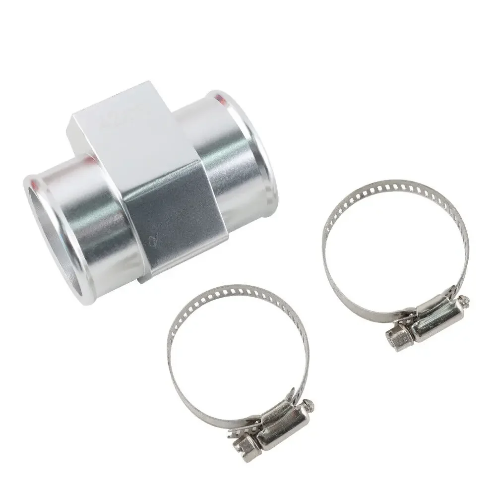 38mm 40mm 42mm Joint Pipe Radiator Hose Adapter for 1/2"-14NPT Water Temp Gauge Sensor