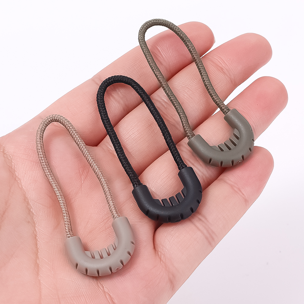Novo extrator de zíper de substituição para saco mala mochila tenda zíper cordas clipes bloqueio zip slider acessórios de vestuário
