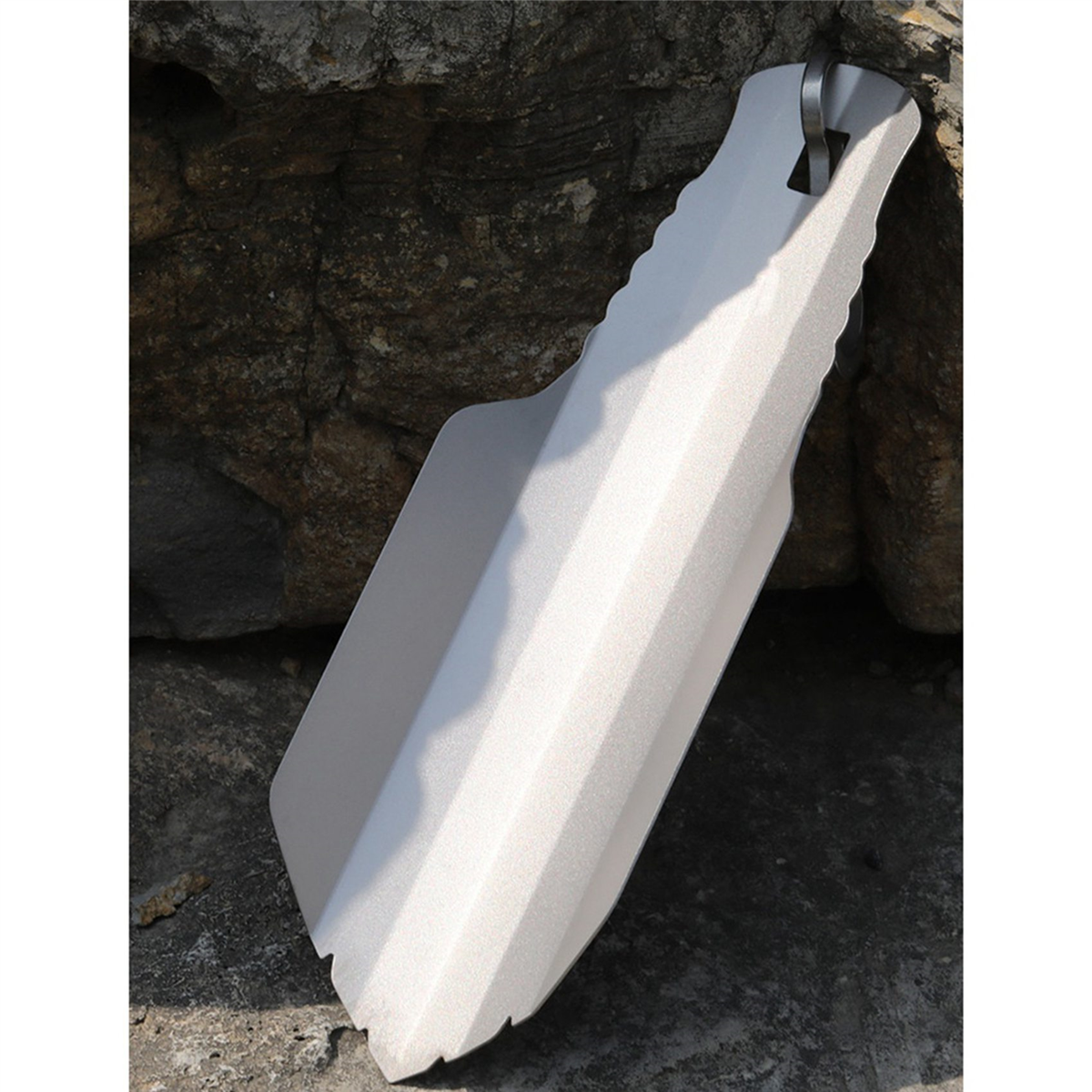 BAAU 2X Pure Titanium Ultralight Potty Trowel Outdoor Compact Poop Shovel/Trowel Multi Tool for Hiking Camping and Survival