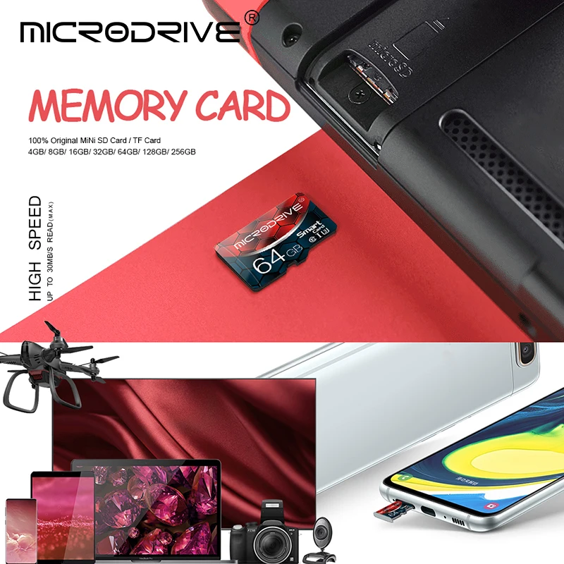 マイクロ TF SD カード 16 ギガバイト 32 ギガバイト 64 ギガバイトクラス 10 フラッシュ usb ミニペンドライブカード 16 32 64 128 ギガバイトスマートフォン用