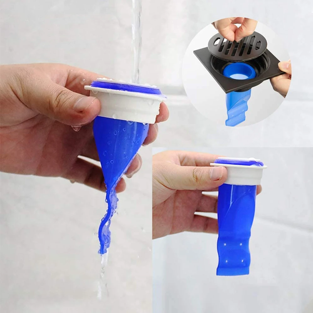 ซิลิโคนท่อระบายน้ําชั้นป้องกันกลิ่นอ่างล้างจานท่อระบายน้ําชั้น Backflow Preventer กับดักสําหรับท่อหลอดในห้องน้ําห้องครัว