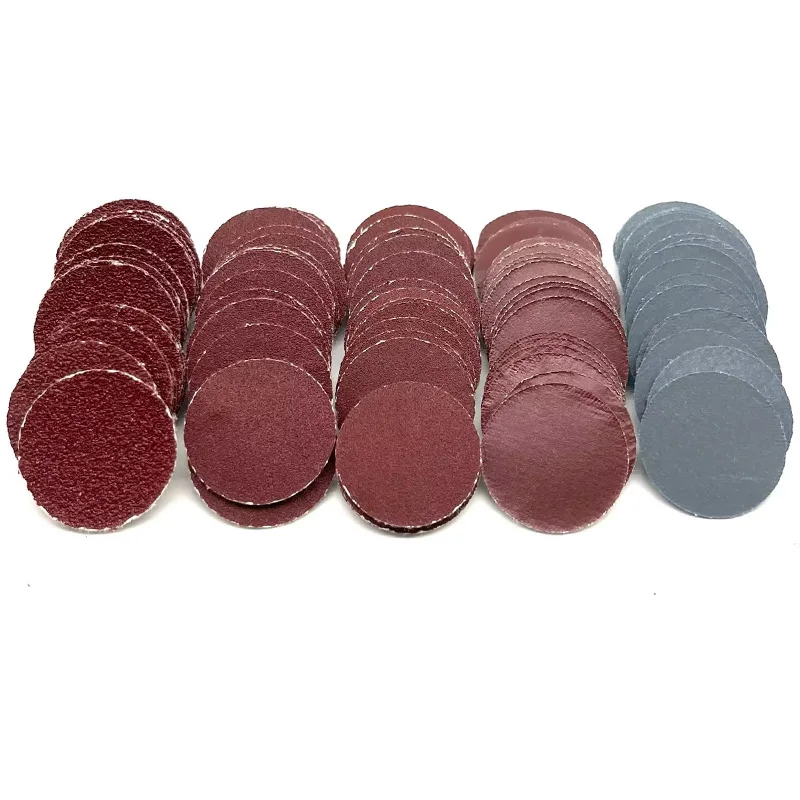 100 個 25 ミリメートル 1 インチサンディングディスクサンディングディスク研磨紙 1 インチ研磨パッドドレメルツール用