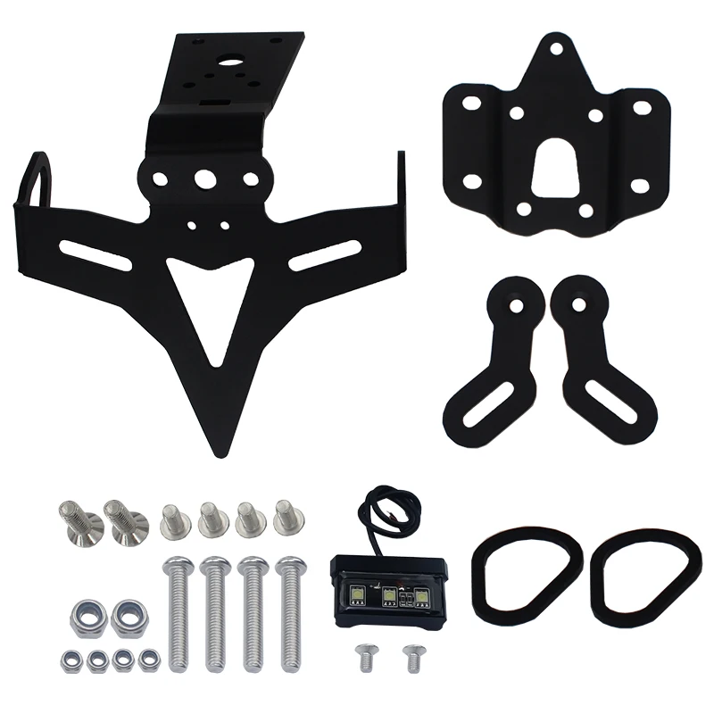 Dành Cho Xe Yamaha MT-07 MT 07 FZ-07 MT07 2013-2021 2014 2018 Xe Máy Biển Giá Đỡ Fender Eliminator Đăng Ký Chân Đế