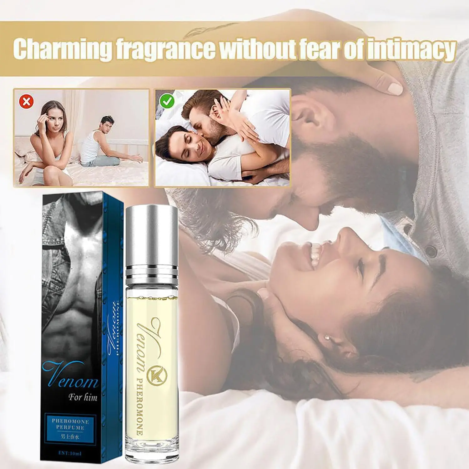 10ml フェロモン香水、すぐに女性を魅了する親密な刺激浮気香水、ポータブルボディボールセックスエロ香水