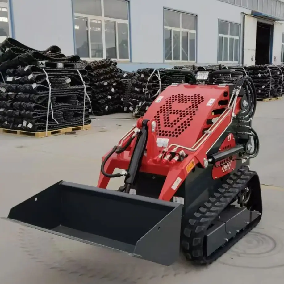 Minicargador hidráulico diesel modificado para requisitos particulares de la vespa del minicargador 1050kg con cabina
