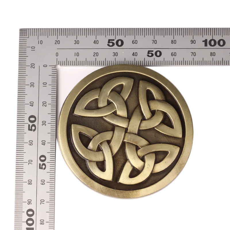 ผู้หญิงเข็มขัดวินเทจหัวเข็มขัดแฟชั่น Celtic Knot Pattern