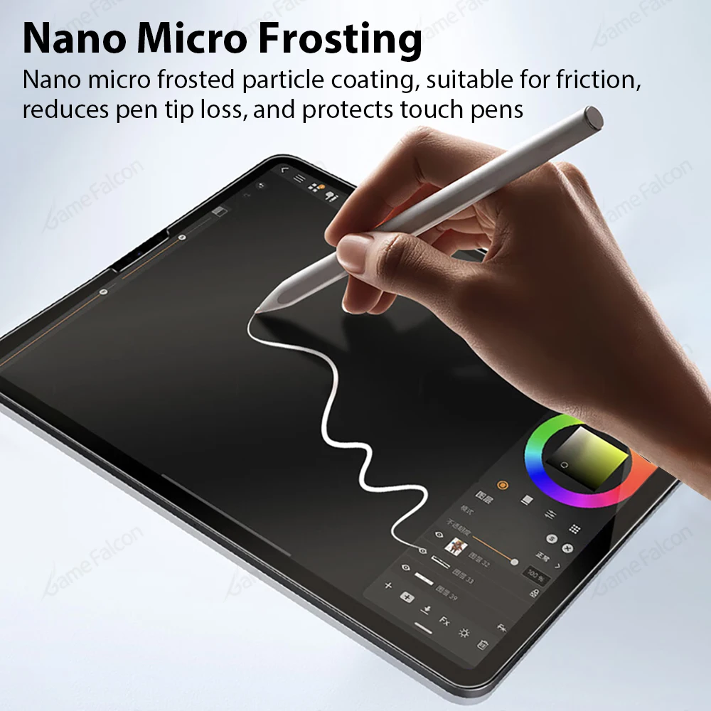 Matte Like Paper Film For Ipad Pro 13 11 M4 M2 12.9 6th 12 9 9th 10th Generation Screen Protector For Ipad Air 5 4 3 Mini 6 10.2