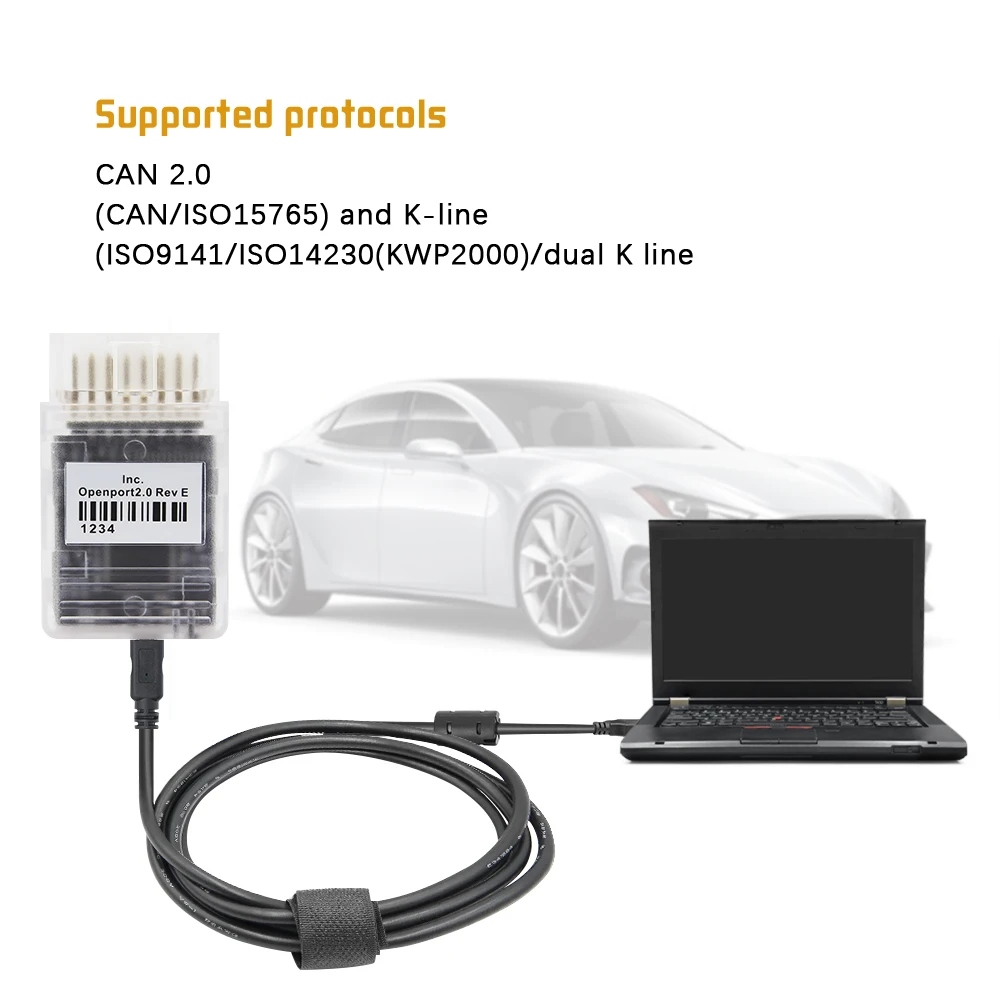 Openport 2.0 ECU FLASH Chip Tuning Tool Vollchip-OBD2-Scanner für Toyota Open Port OBDII-Anschluss Autodiagnosetool