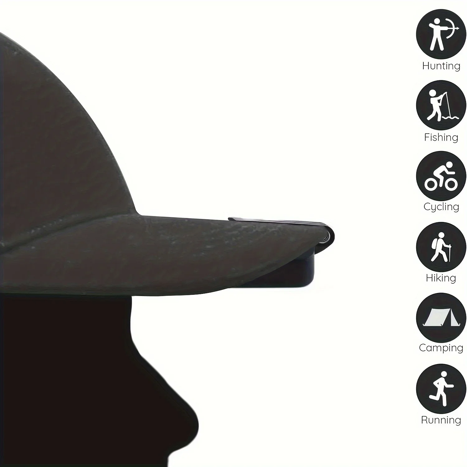 Linterna frontal LED superbrillante con Clip para sombrero, antorcha para pesca al aire libre, Camping y caza