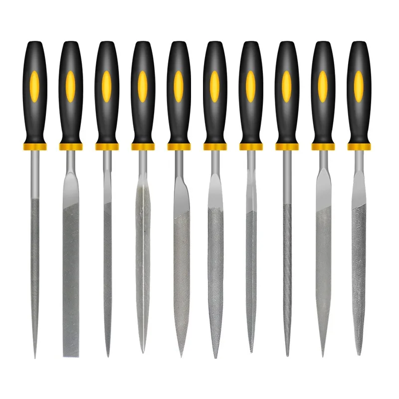 Alloy Steel File Set Precision Round Half Round Flat Square Triangle Hand Files for Woodwork Tools metal file wood carving tools