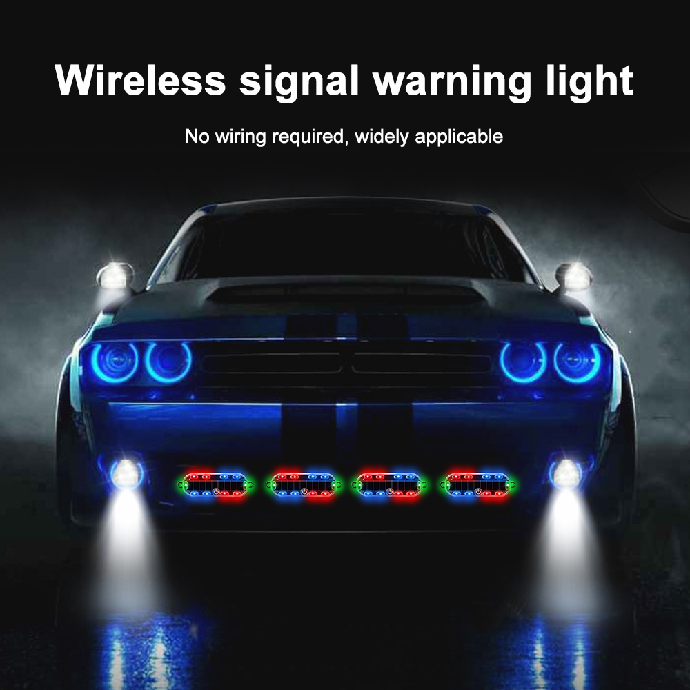 ไฟอุ่นรถยนต์สำหรับรถจักรยานยนต์รถยนต์, หลอดไฟ LED เตือนหุ่นพลังงานแสงอาทิตย์เตือนกันขโมยแบบไร้สาย