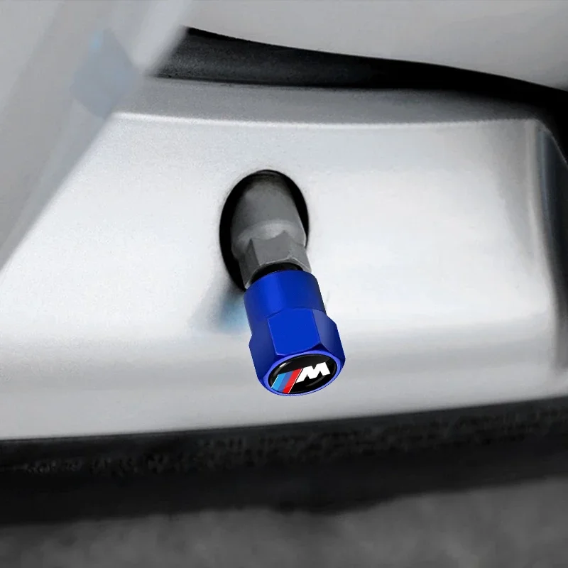 4 Uds cubierta de válvula de metal para neumático de rueda de coche Defender decorativo para BMW M F20 E36 E92 E87 E30 E46 E91 F31 X5 E53 E34 F11 E70 F25 E53