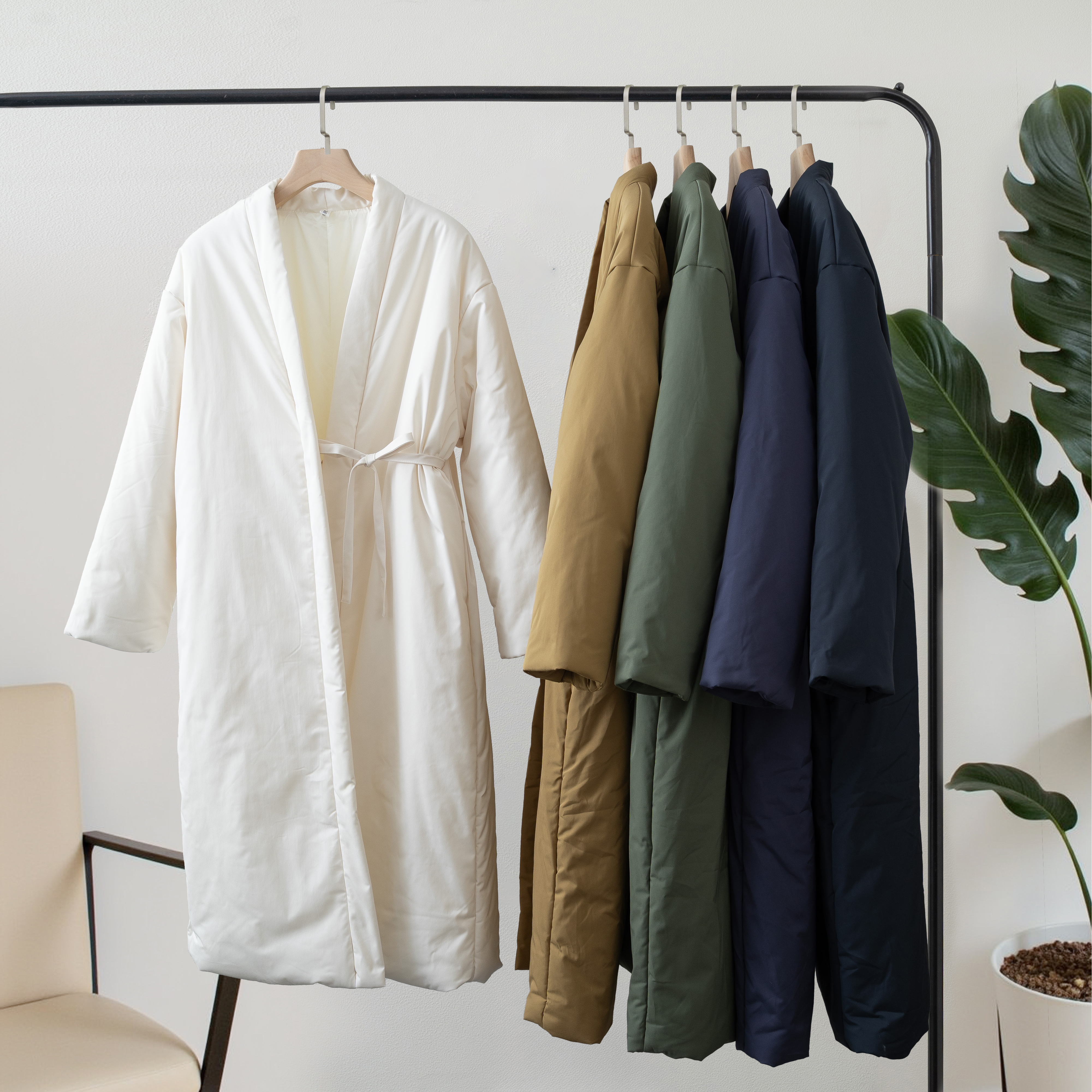 2025 женское осенне-зимнее кимоно, длинная парка, толстое теплое длинное пальто с подкладкой для холодной зимы