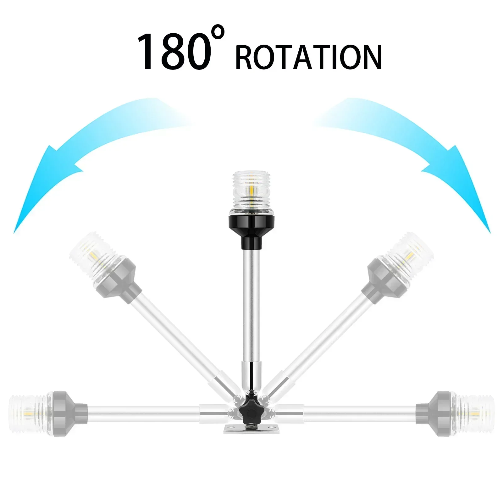 12 V 24 V Segeln Signal Licht Boot Navigation Licht Falten 360 Grad LED für Yacht Marine Anker Licht boot Zubehör