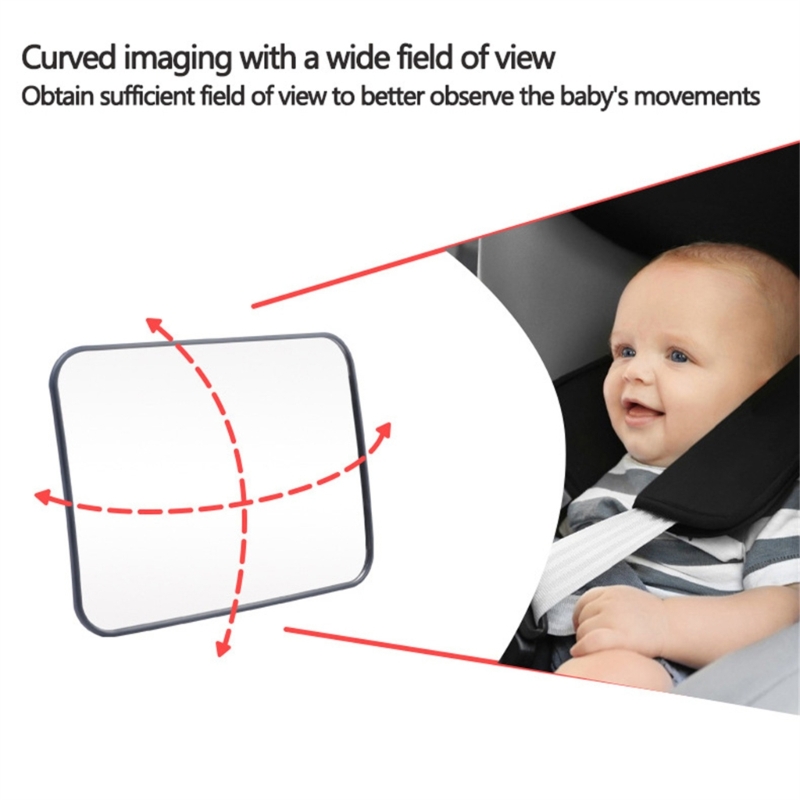 Dispositivo monitoreo bebés inastillable, práctico asiento trasero vigilancia para bebés, observación bebés, conduce