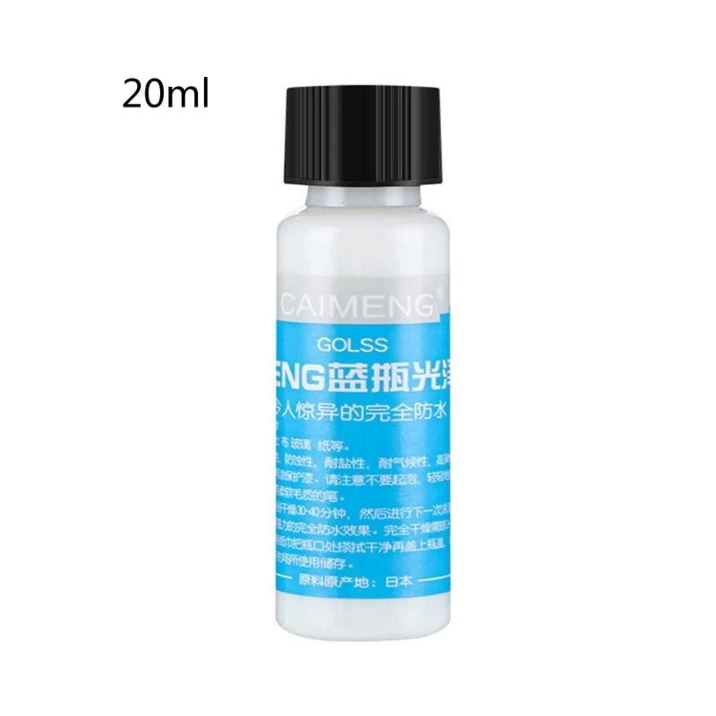 High Gloss Finish Coating for Stone Clay Resin Wood 0.67oz Waterproof Gloss Protective Topcoat Matte Finish Coating