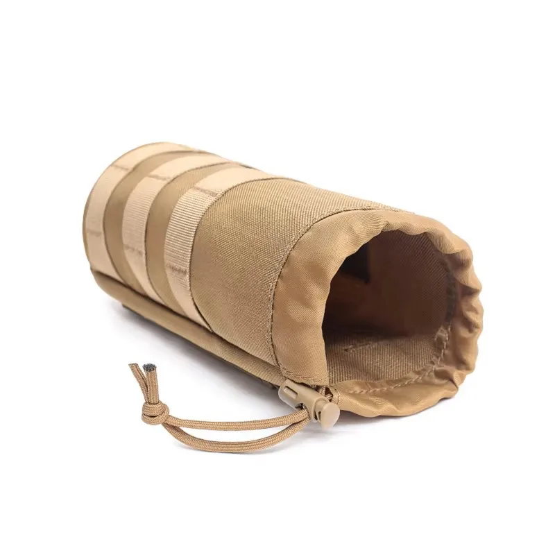 Outdoor Molle Water Bottle Bag Pouch Holder Travel Camping Hiking Cycling Fishing Hunting Water Bottle Kettle Carrier