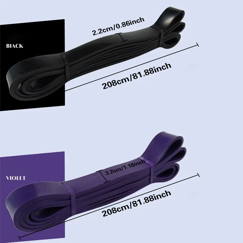1 PC Fascia elastica in lattice Fascia per tirare fitness Fascia di resistenza per esercizi Pullup Cavo elasticizzato Fascia elastica Cavo per tirare TPE
