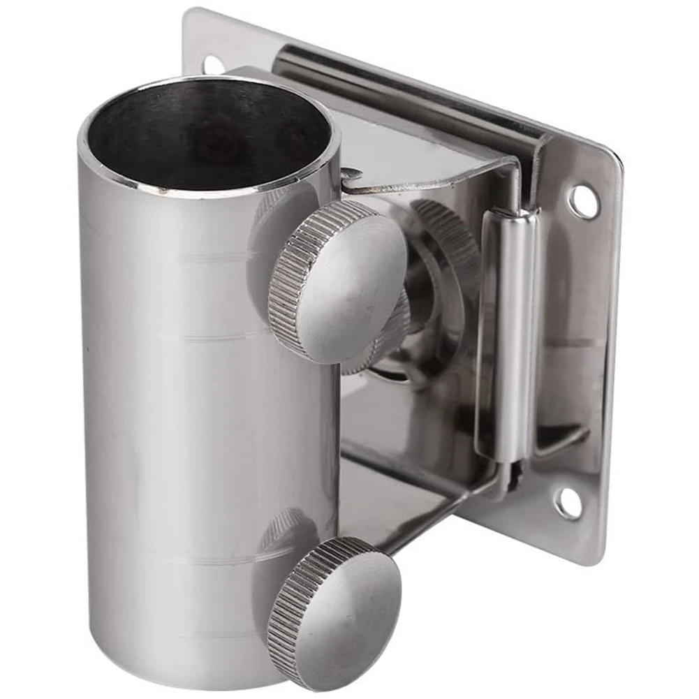 Soporte de Base de paraguas de pesca, Base ajustable de acero inoxidable para caja de pesca