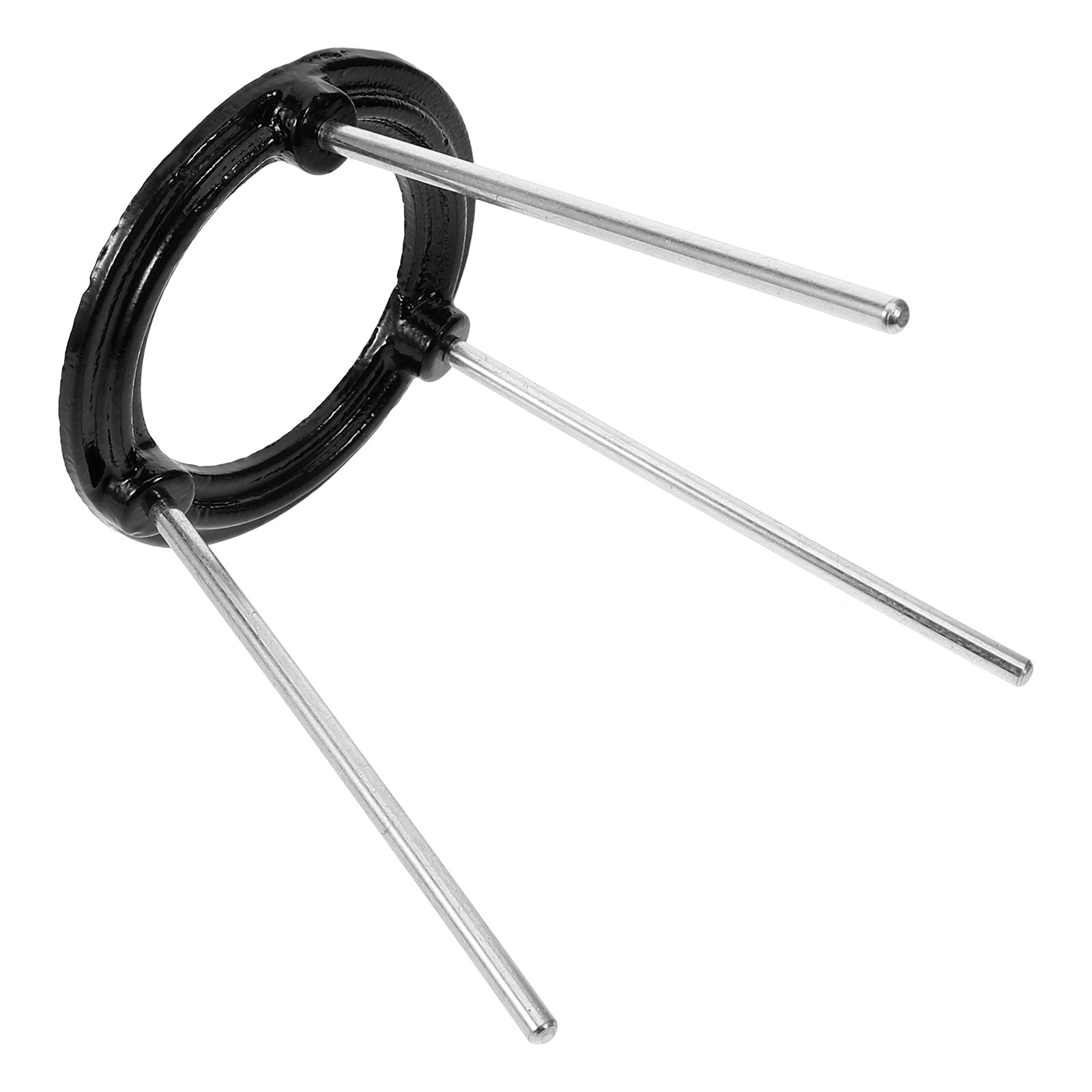 2-teiliger abnehmbarer Stativständer aus Gusseisen, Alkohollampenhalter, Laborausrüstung, Chemie-Experimentzubehör, Labormöbel