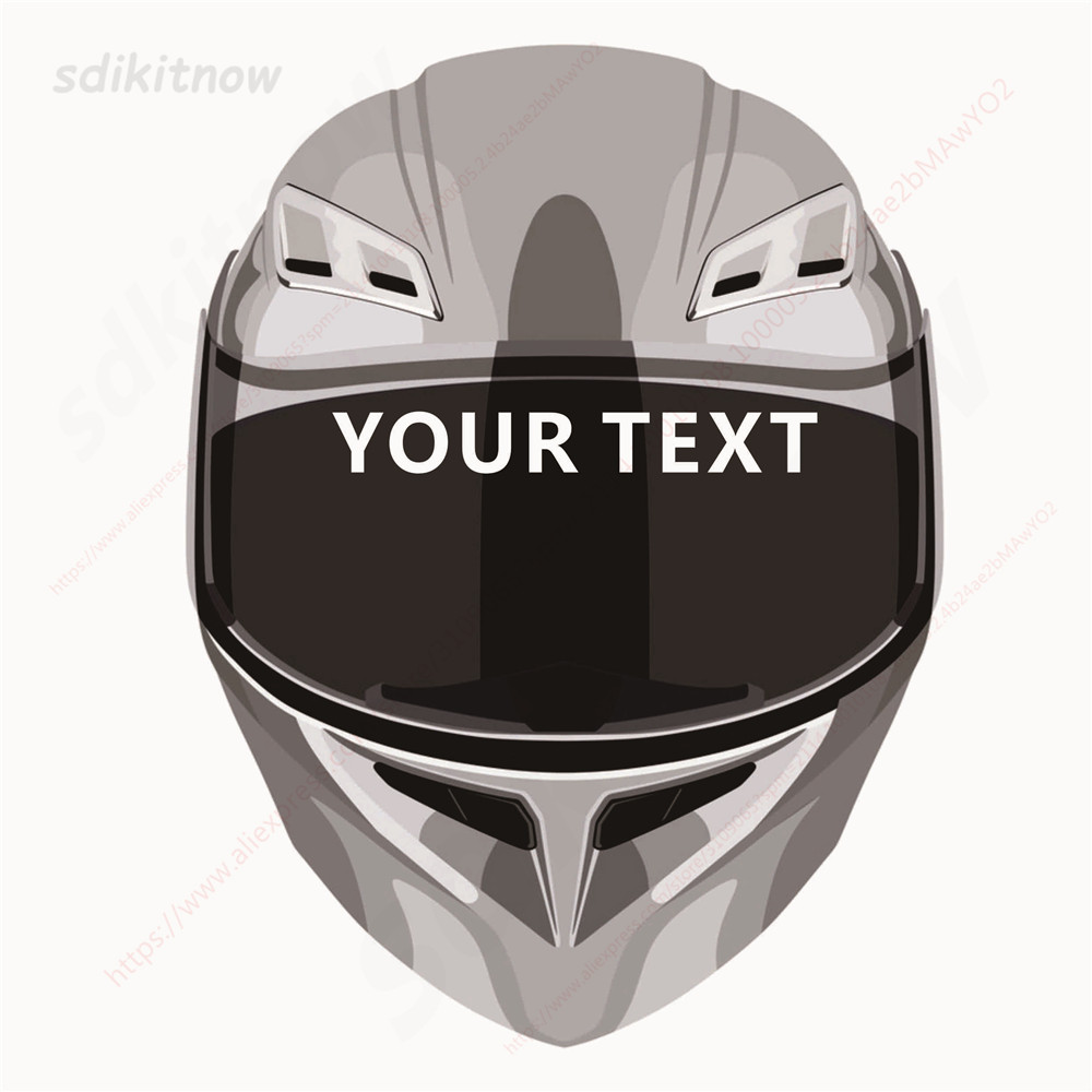 Мотоцикл, велосипед, мотоциклетный шлем, наклейка на заказ, текстовое имя, логотип, виниловая наклейка, персонализированный мотоцикл