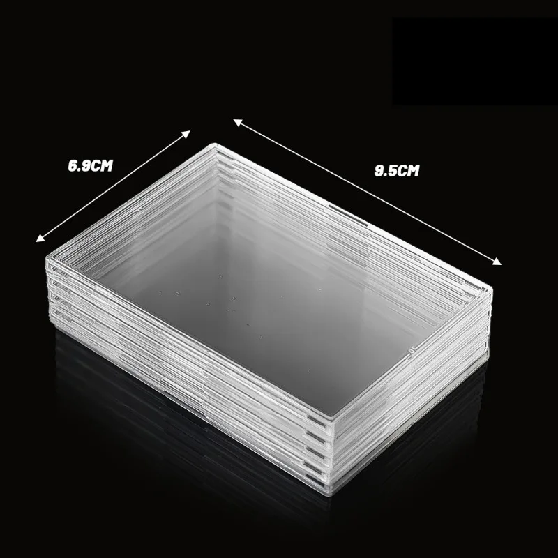 Toploaders trasparenti Kpop Idol Tesserino Telaio manica Anti-graffio PS Gioco fai da te Trading Card HD Collect Holder Display Stand