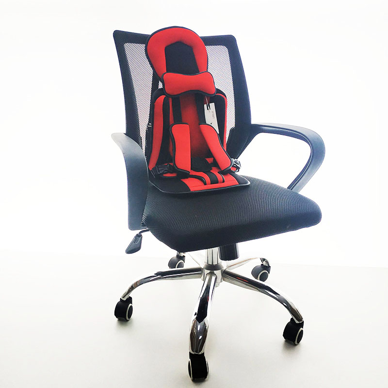 Assento de viagem almofada com cinto de segurança para mala jantar cadeira do carro do bebê trolley caso marquee dobrável bebe acessórios