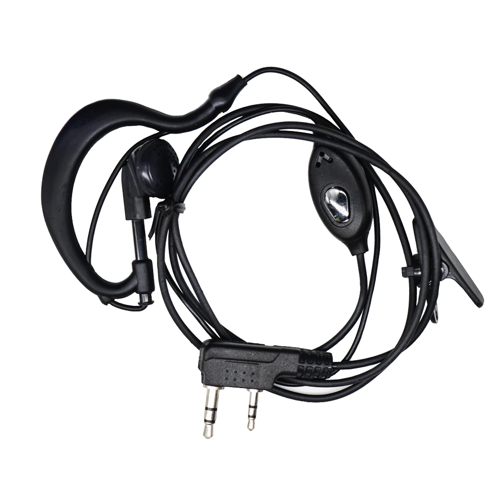 Walkie Talkie auricular auricular k-plug para Baofeng UV-5R UV-82 BF-888S BF-R5 UV5R PRO Radio bidireccional puerto K auricular con cable