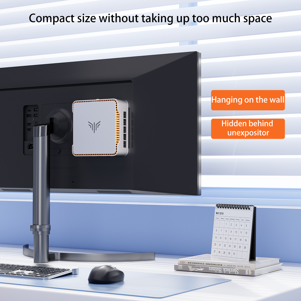 ACEMAGIC E2 Mini-PC 16 GB RAM 512 GB M.2 SSD 12th Alder Lake N97 Micro-PC 2,5'' SSD Gigabit Ethernet 4K UHD WiFi 5 BT4.2