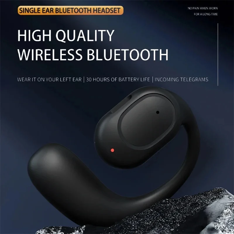 Auriculares inalámbricos con Bluetooth, cascos con micrófono, conducción ósea, manos libres, cancelación de ruido, para conducir