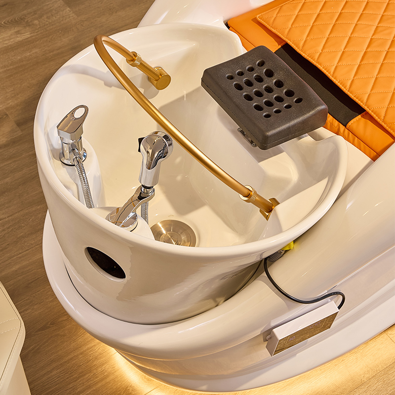 Multifunktionales Ganzkörper-Schönheitssalon-Kopf-Spa-Liegendes elektrisches Massage-Shampoo-Bett